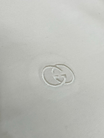 Gucci Cotton Jersey T-Shirt with Embroidery "White"