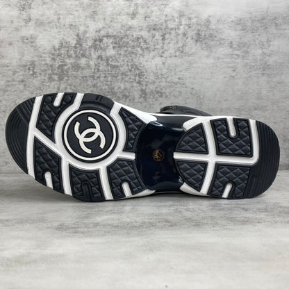 Chanel Interlocking CC High-Top Strap "Black-White"