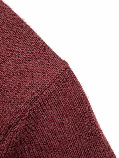 Dior Ribbon Sweater "Burgundy Wool Jersey"