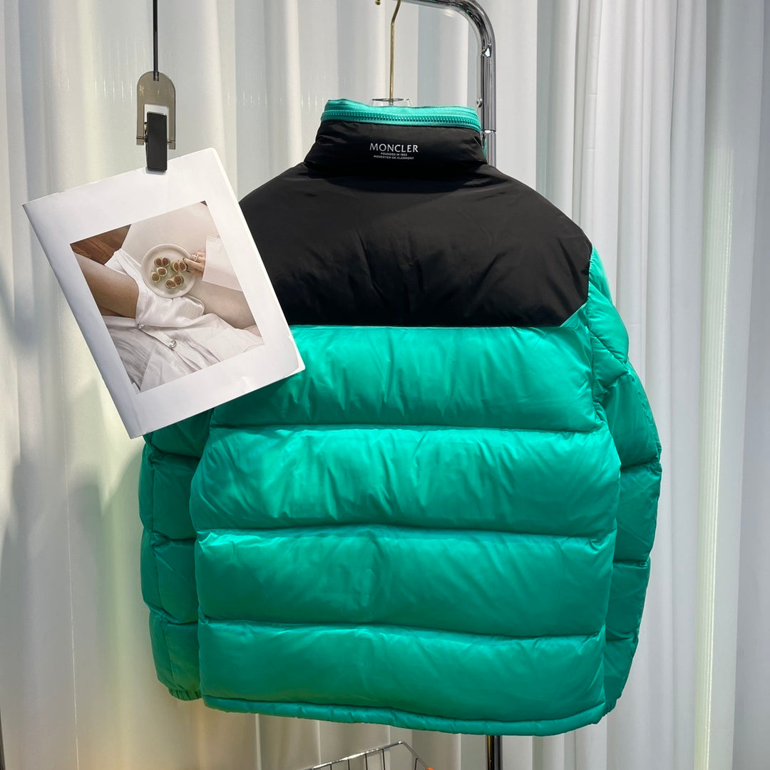 Moncler Peuplier Down Jacket "Green-Black"