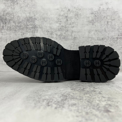 Chanel Chelsea Boots "Black Gloss"