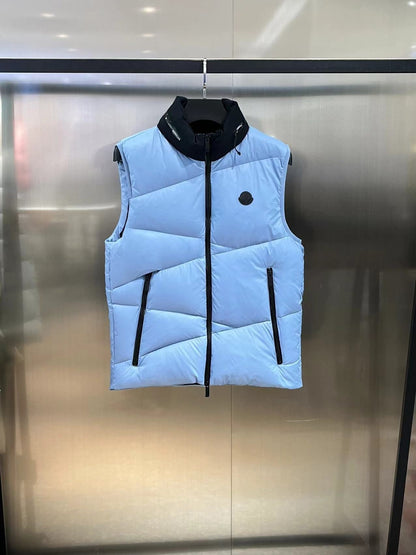 Moncler Tago Down Gilet "Baby Blue-Black"