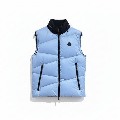 Moncler Tago Down Gilet "Baby Blue-Black"