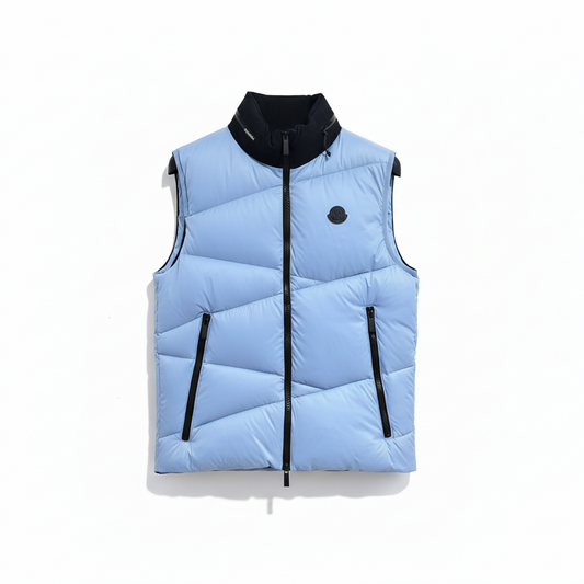Moncler Tago Down Gilet "Baby Blue-Black"