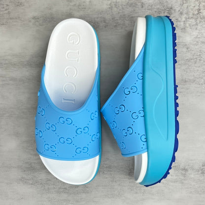 Gucci Slides "Blue-White"