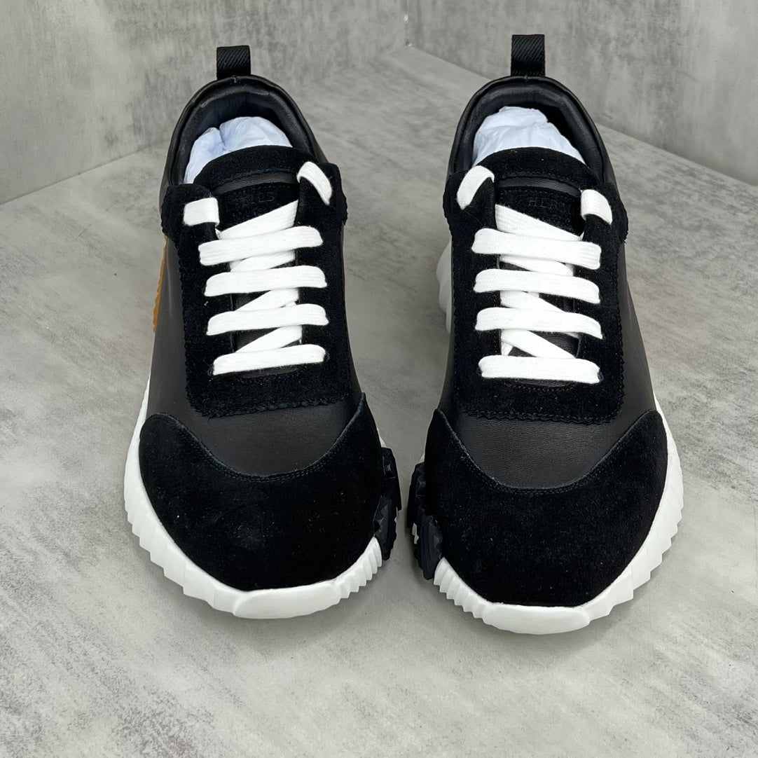 Hermes Bouncing Sneakers "Black-White"