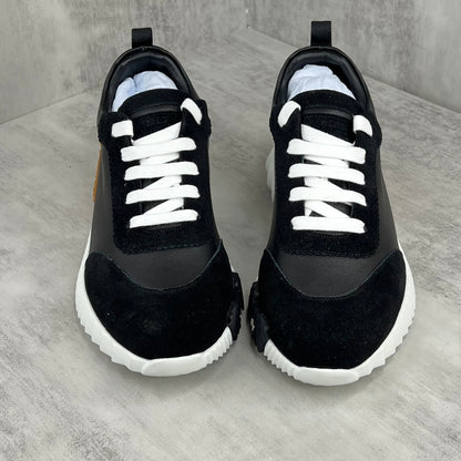 Hermes Bouncing Sneakers "Black-White"