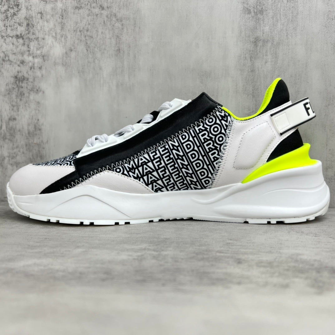 Fendi Flow "White-Black-Fluo Yellow"