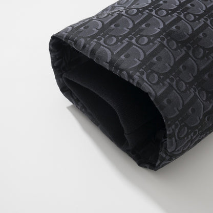 Dior Oblique Hooded Quilted Down Jacket "Black"