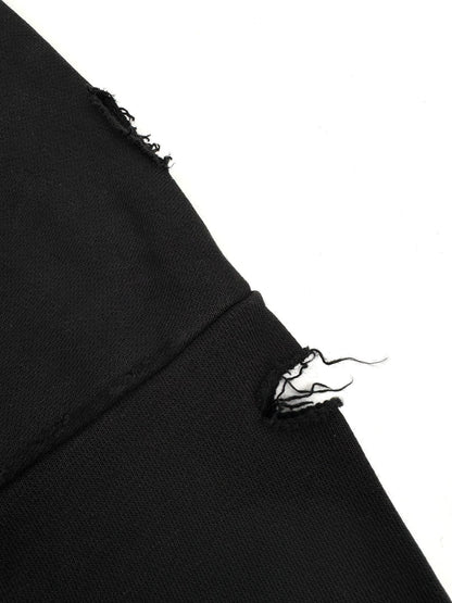 Balenciaga Tape Logo Zip-up Hoodie "Black"