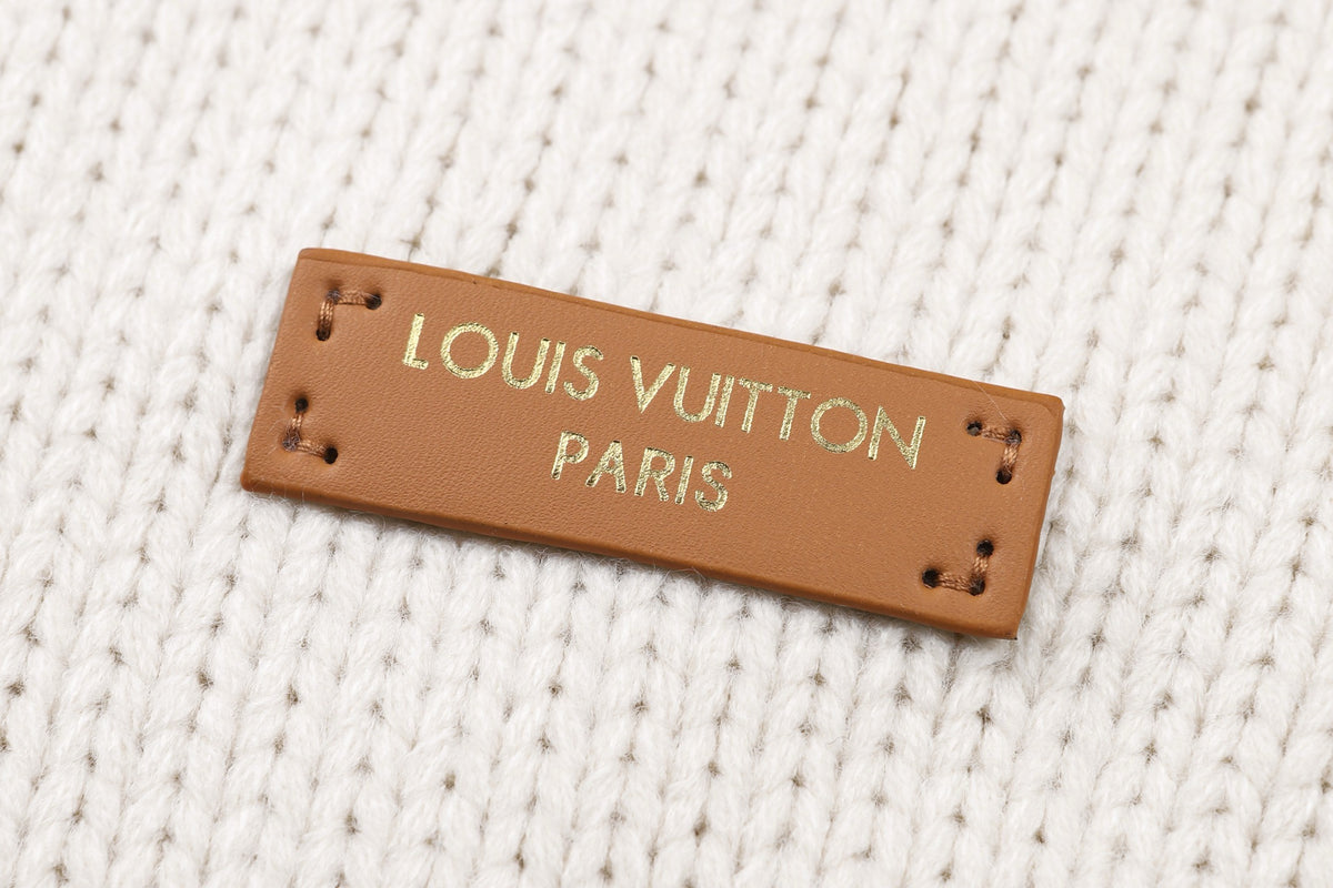 Louis Vuitton Zipped Intarsia Track Top "Milky White"