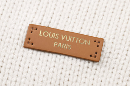 Louis Vuitton Zipped Intarsia Track Top "Milky White"
