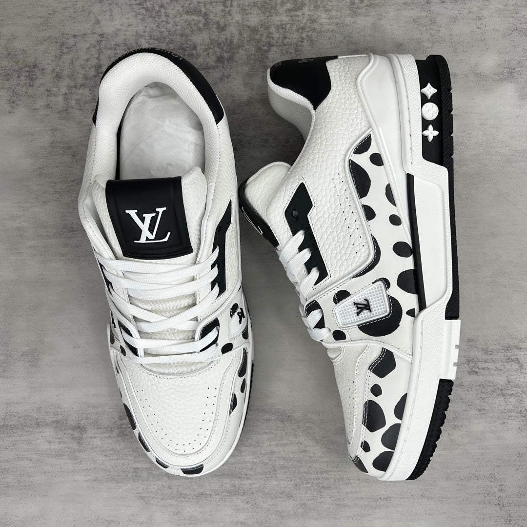 Louis Vuitton x Yayoi Kusama Trainers "Black-White"