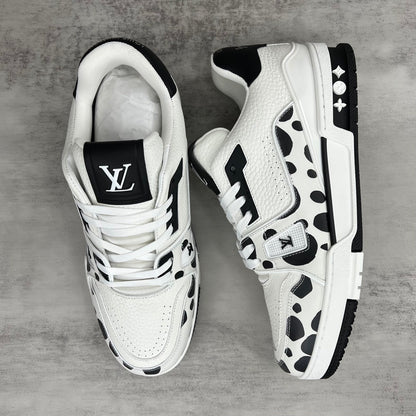Louis Vuitton x Yayoi Kusama Trainers "Black-White"