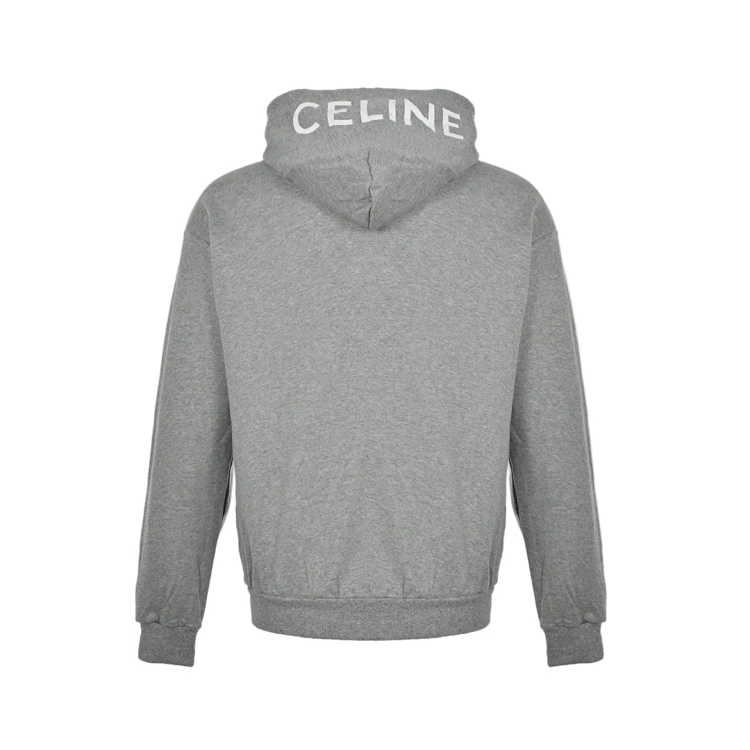 Celine Zip-Up Hoodie "Grey"