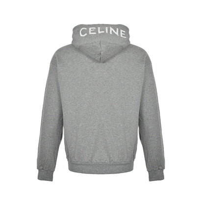 Celine Zip-Up Hoodie "Grey"