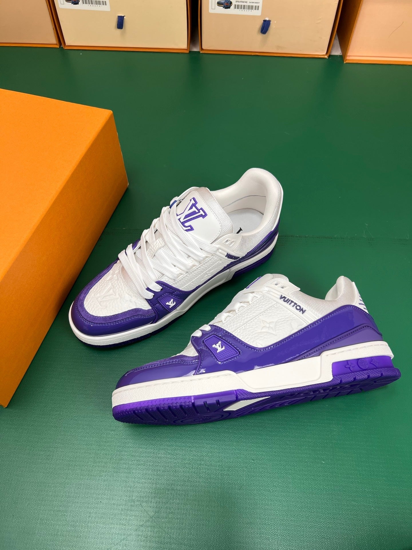 Louis Vuitton LV Trainers "Purple-White"