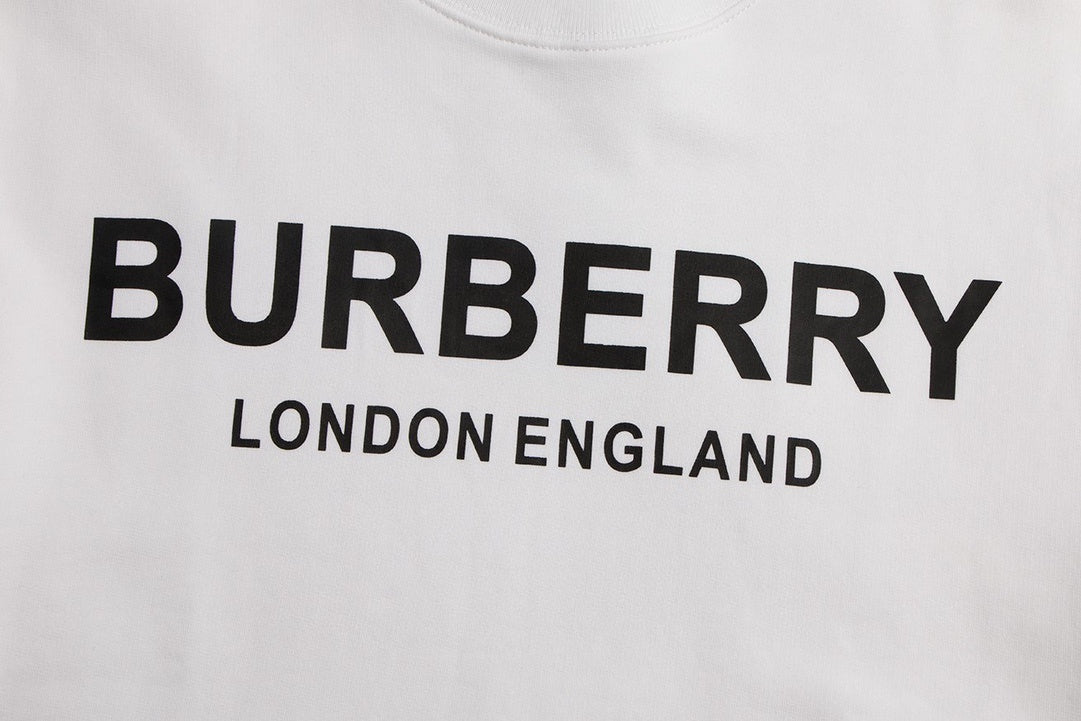 Burberry Logo Print Sweatshirt "White"