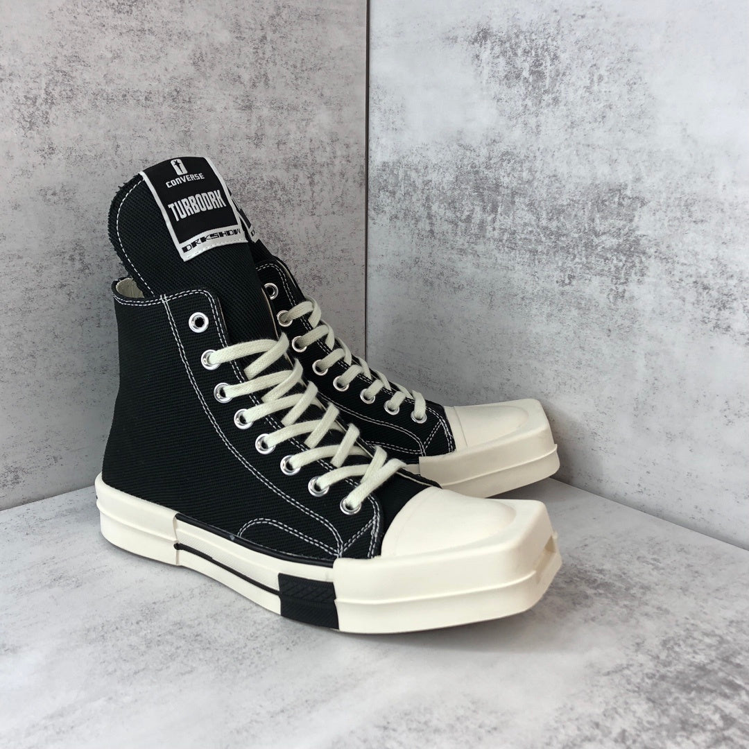 Rick Owens x Converse TURBODRK High "Black"