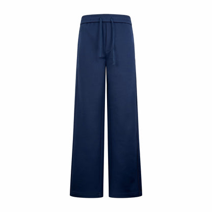 Dior Oblique Track Pants "Navy Blue Cotton-Blend Jersey"