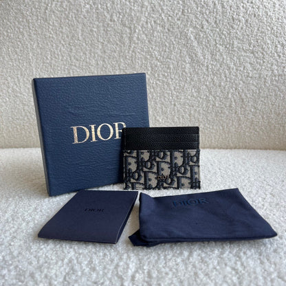 Dior Oblique Jacquard Card Holder