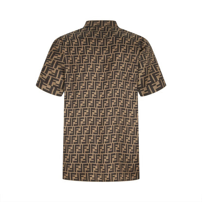 Fendi FF Monogram Short Shirt "Beige"