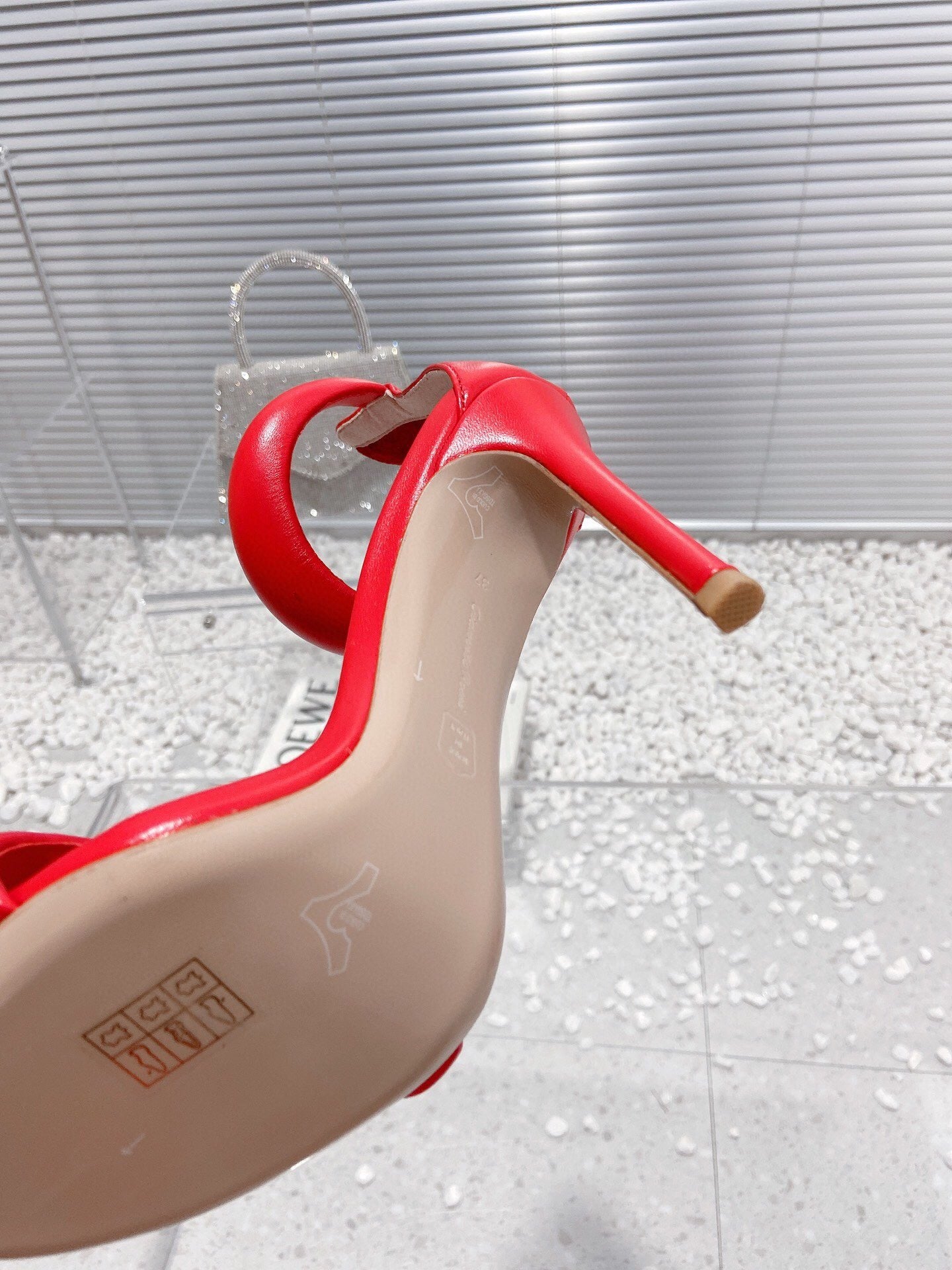 Gianvito Rossi Bijoux High Heels 100mm "Red"