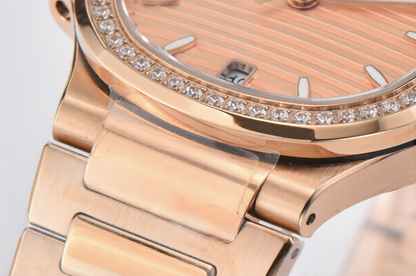 Patek Philippe Nautilus Ladies 35.2 Rose Gold Dial