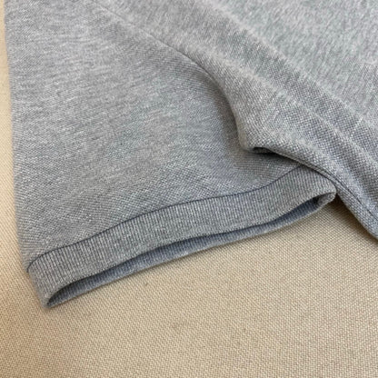 Moncler Logo Patch Cotton Polo T-Shirt "Grey"