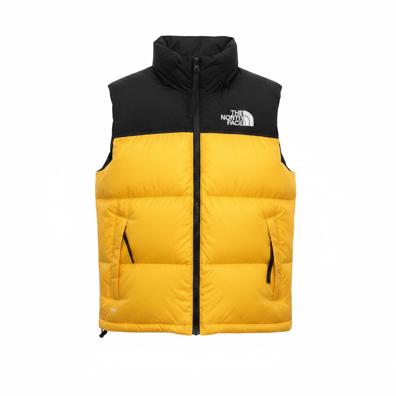 The North Face 700 Down Vest "Yellow-Black"