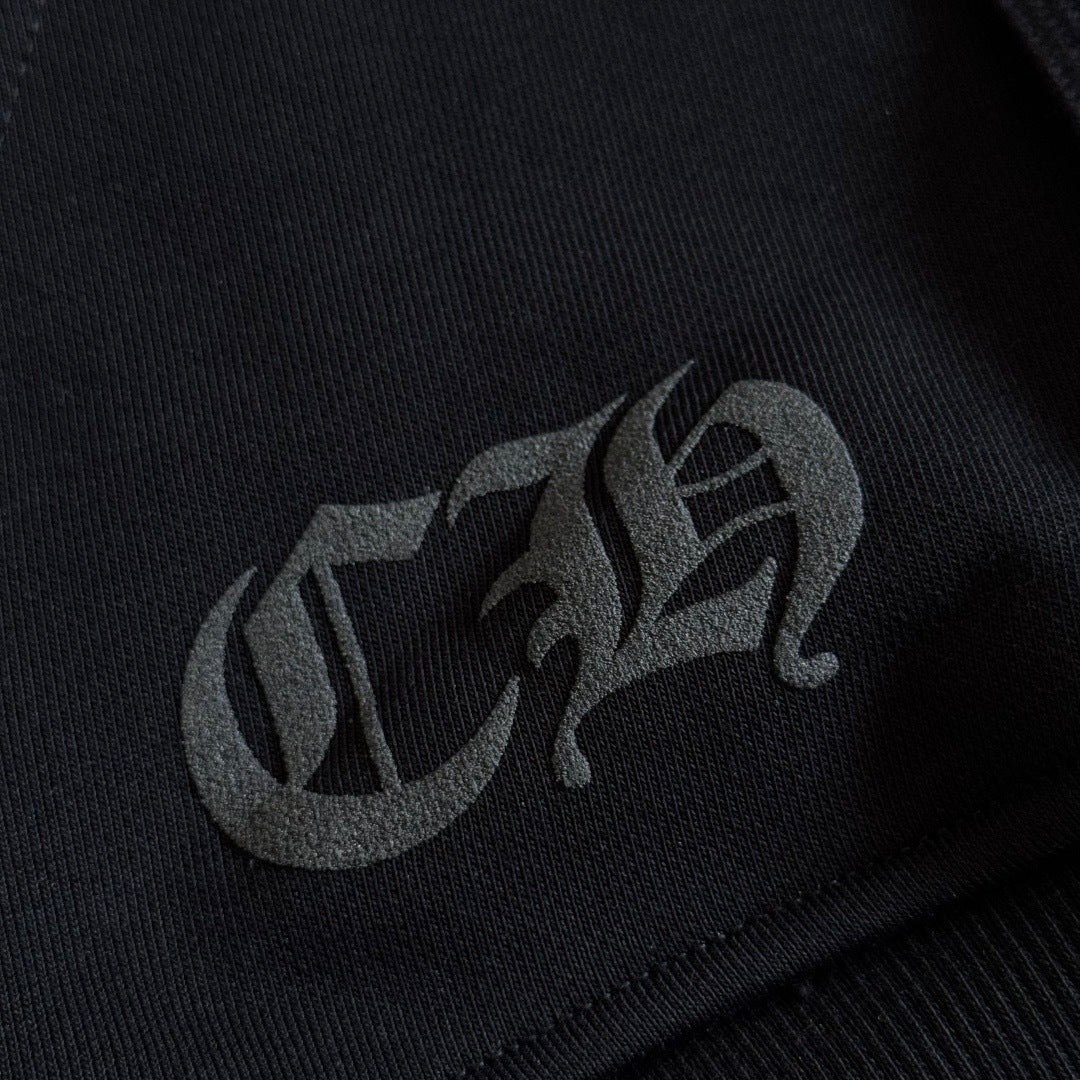 Chrome Hearts Hoodie "Black-Orange"