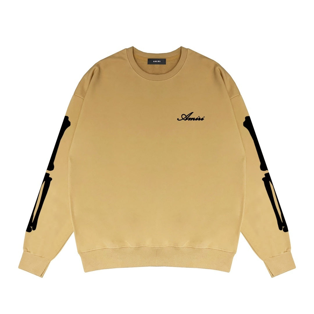 Amiri Bones Logo Sweatshirt "Sand-Black"