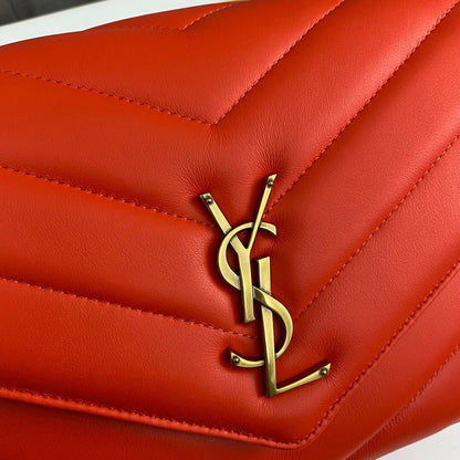Saint Laurent Loulou Small Bag in Matelasse Lambskin