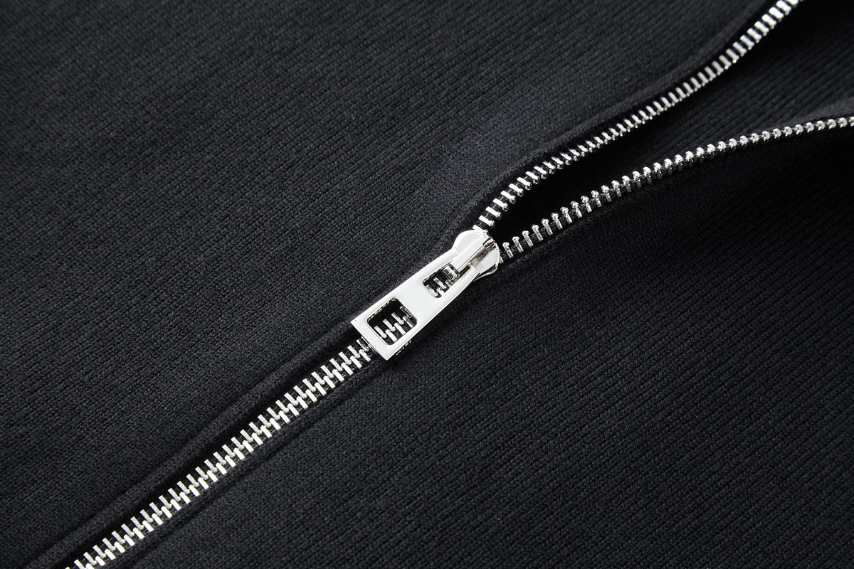 Loewe Zip-up Hoodie in Cotton "Black"