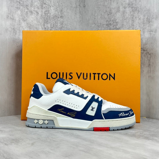 Louis Vuitton Trainers "Navy Blue-White"