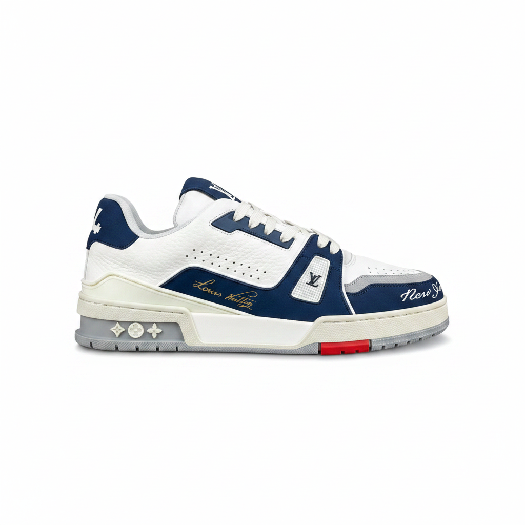 Louis Vuitton LV Trainers "Navy Blue-White"
