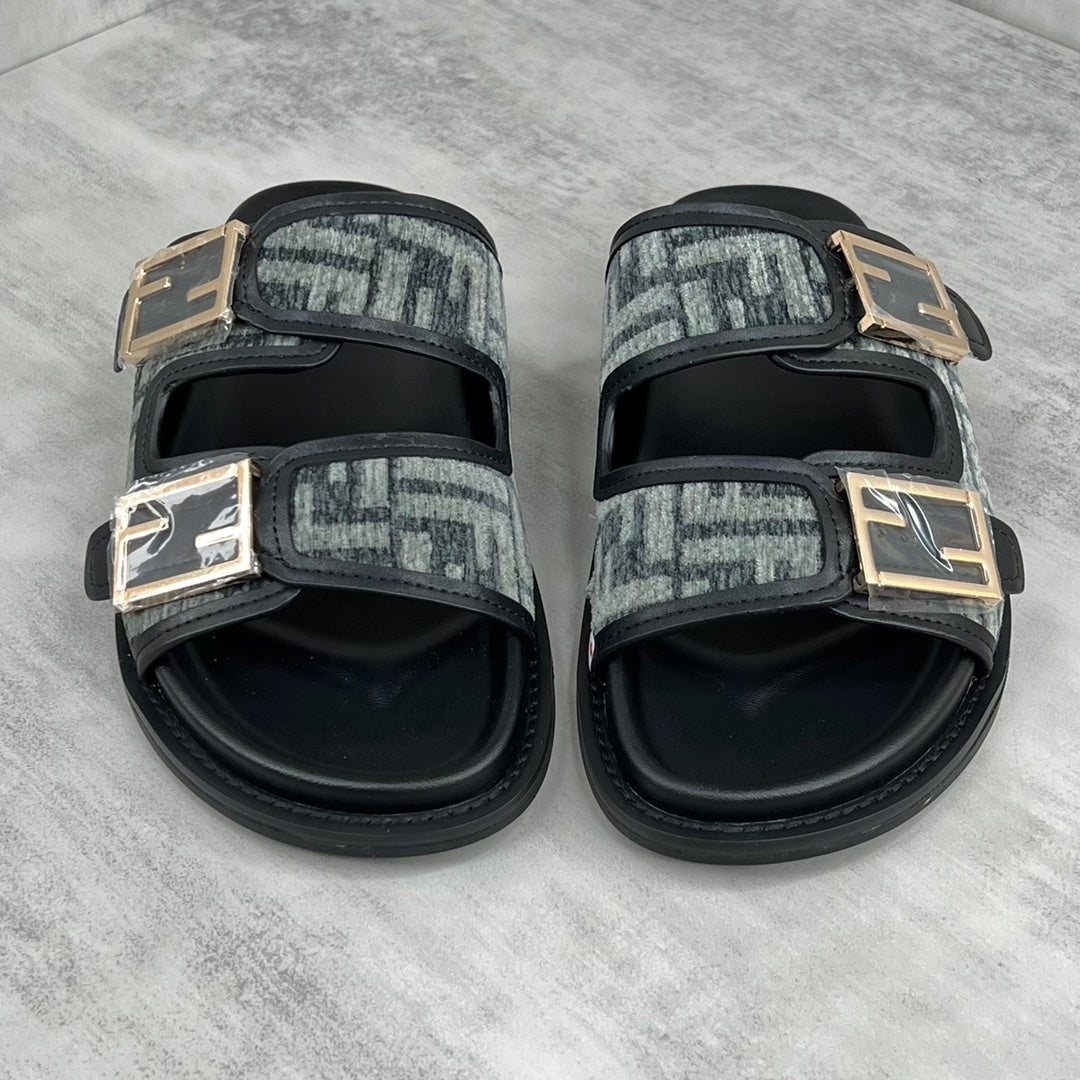 Fendi Sandals "Black-Grey"