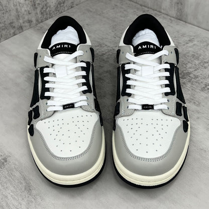 Amiri Skel Top Low "White-Grey-Black"