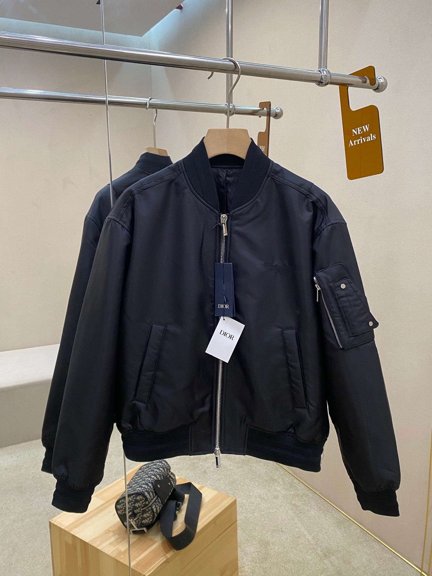 Dior Saddle Pocket Bomber Jacket "Black"