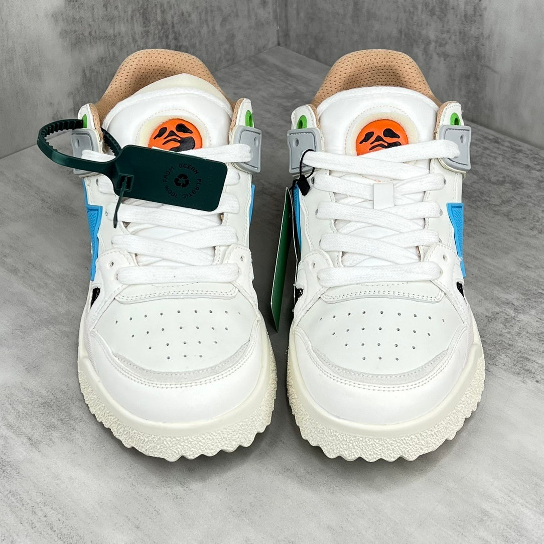 Off-White Sponge Mid "White-Blue"
