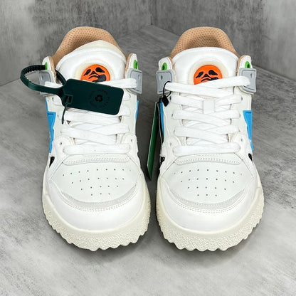 Off-White Sponge Mid "White-Blue"