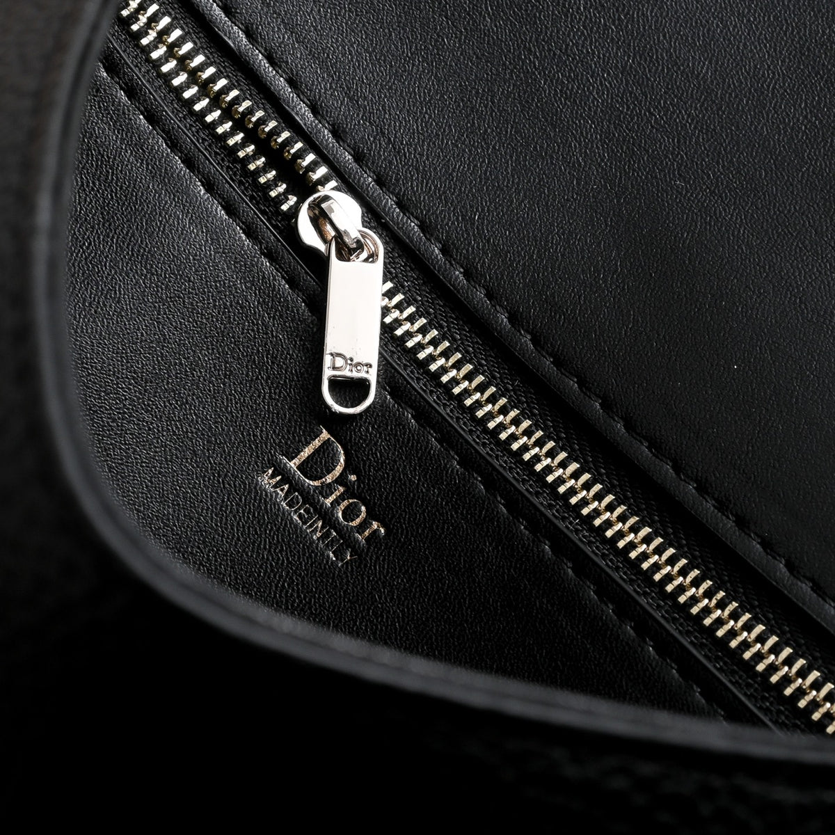Dior Medium Dior Médaillon Flap Bag "Black Grained Calfskin"