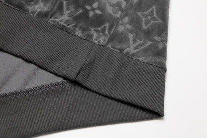 Louis Vuitton Velour Jacquard Hoodie "Grey"