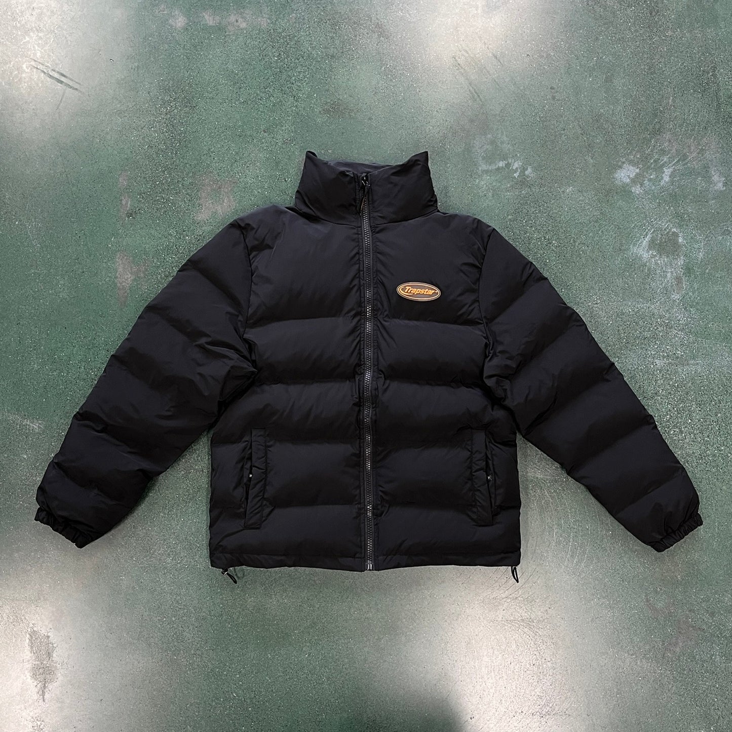 Trapstar Hyperdrive Down Jacket "Black-Orange"