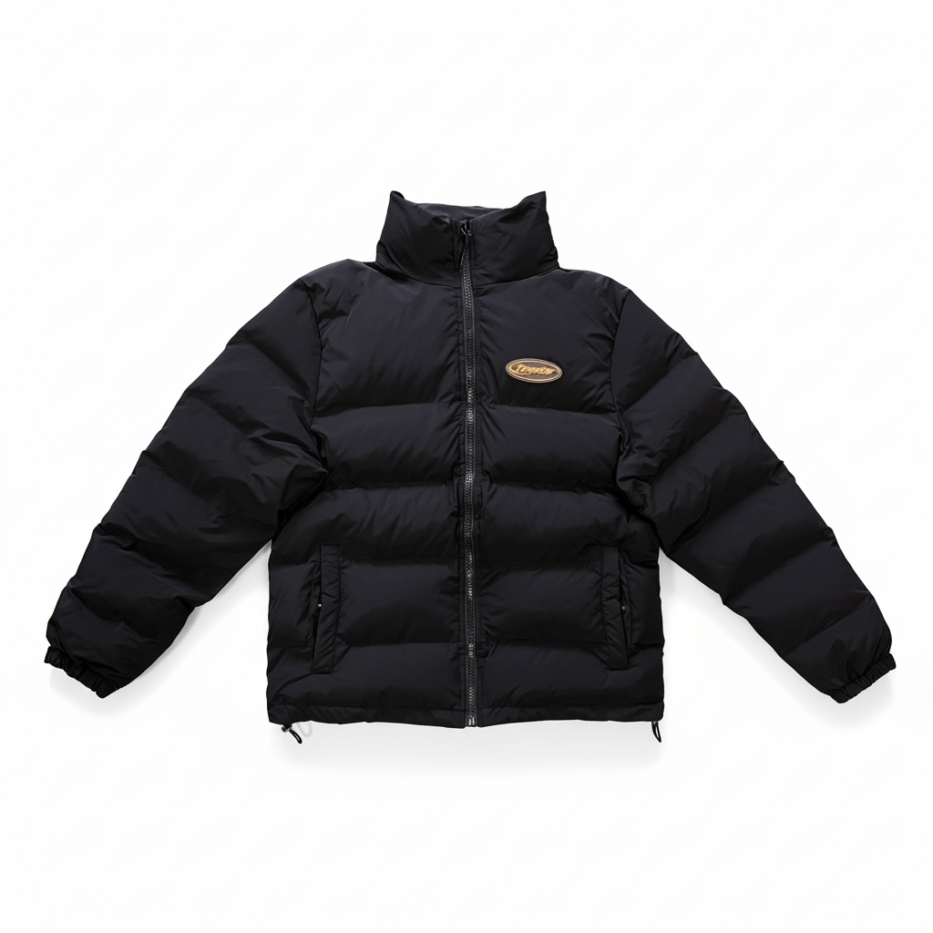 Trapstar Hyperdrive Down Jacket "Black-Orange"