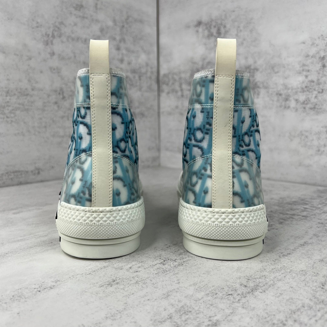 Dior B23 High-Top "White-Blue Pixel"