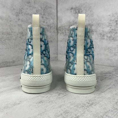 Dior B23 High-Top "White-Blue Pixel"