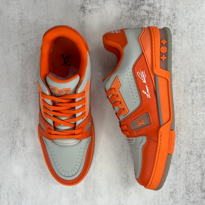 Louis Vuitton Trainers "Orange-Grey"