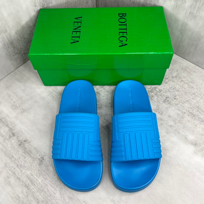 Bottega Veneta Slides "Blue"