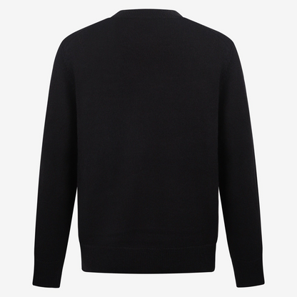 Dior Reverse Sweater "Black Wool-Cashmere Jacquard"
